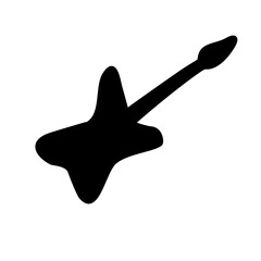 Black guitar icon