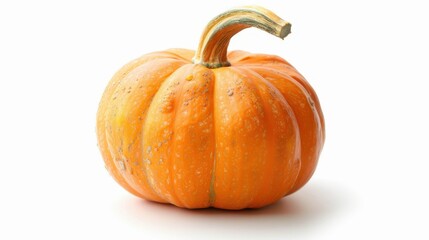 Fototapeta premium Whole mini pumpkin isolated on white