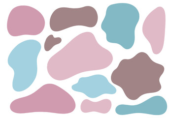 くすみカラーのふにゃふにゃしたフレームセット