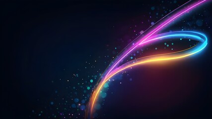 abstract background with glowing lights