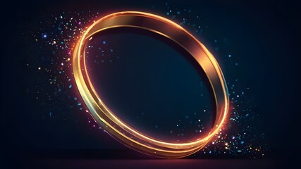 Fototapeta premium background with glowing lights