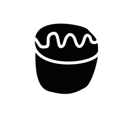 Matcha flavored food vector