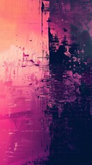 Obraz premium Abstract Digital Glitch Art Fusion: A Vibrant Blend of Modern Technology and Artistic Expression on a Clean Canvas.