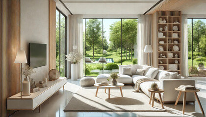 Modern Minimalist Living Room