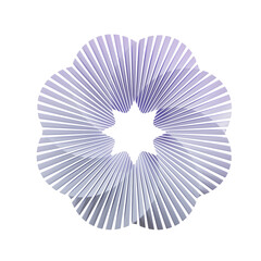 purple abstract modeling 3d illustration