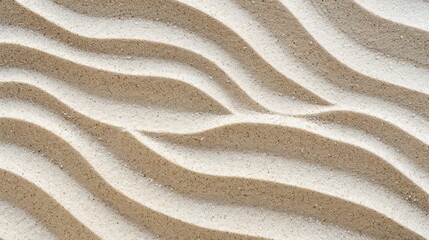 Fototapeta na wymiar Beach sand with natural ripples