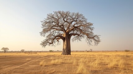 Fototapeta premium Baobab tree in Africa