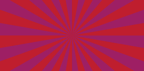 Abstract retro ray sunburst circle light and bright starburst wallpaper. red and orange vintage illustration vector sunshine texture. used for template and cartoon, ads texture background.