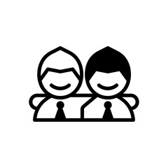 Teamwork icon vector illustration graphic design