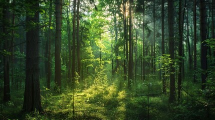 The forest is a symphony of sounds, from the chirping of crickets to the calls of distant birds.