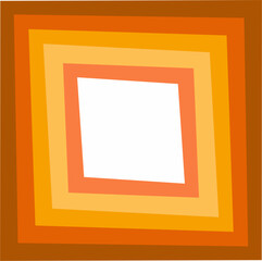 1960s style pattern. vector illustration. orange color scheme