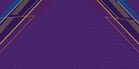 Golden Blue Purple Award Background. Jubilee Night Decorative Invitation. Trophy on Stage platform with spotlight. Wedding Entertainment Hollywood Bollywood Night. Elegant Luxury Steps Floor.