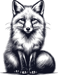 Obraz premium fox vector