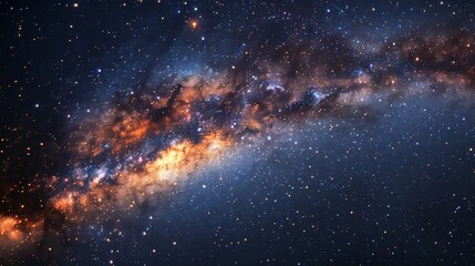 The Milky Way stretches across the night sky, a river of stars in the cosmic ocean.