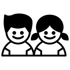 A couple icon vector illustration graphic design
