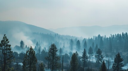 Curtains The thick smoke from wildfires poses a serious threat to both people and wildlife