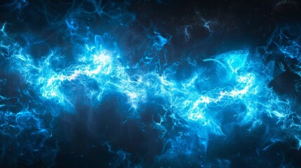 Obraz premium Electric Blue Background with Bright and Energetic Shades 