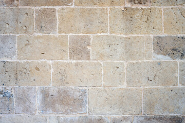 Background from a wall made of big old natural stones