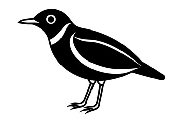 illustration of a bird silhouette vector