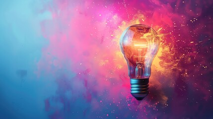 Business presentation with innovative concepts, rightaligned, pastel background, high resolution, more clarity with clear light and sharp focus , high detailed ,