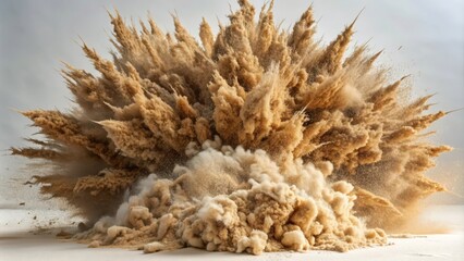 A Giant Sand Explosion in Mid-Air