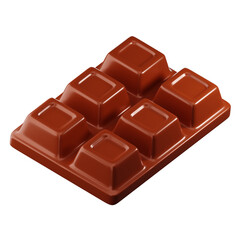 3D Chocolate Bar Illustration
