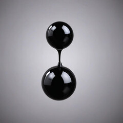 glass sphere on a white background