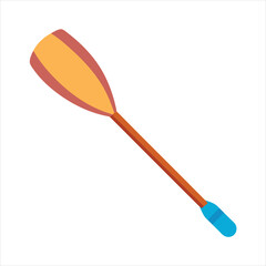 Paddle color art vector