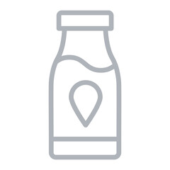 Disposable packaging trends Vector Line Grey Icon Design
