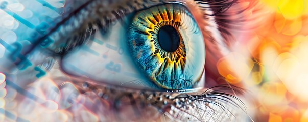 Obraz premium colorful eye