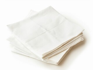 Napkins. paper napkin for food and drink isolated on white background