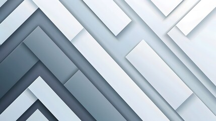 Fototapeta premium abstract grey and white hi tech geometric arrow background,generative ai