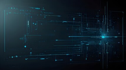 Obraz premium digital background circuit board computer.Artificial Intelligence, blue digital circuit board,PCB Board, Printed Wiring Board (PWB)