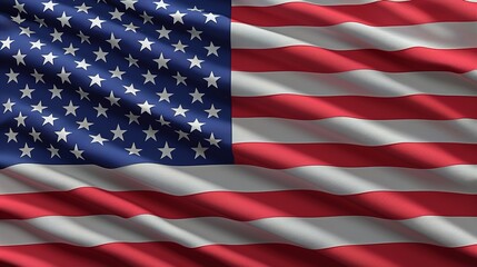 USA Flag Background photo-realistic