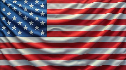 Fototapeta premium USA Flag Background photo-realistic,