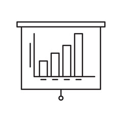 Bar Chart for Marketing Icon