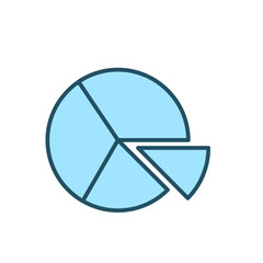 Pie Chart for Marketing Icon