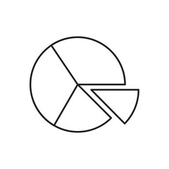 Pie Chart for Marketing Icon