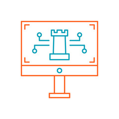 Digital Strategy  for Marketing Icon