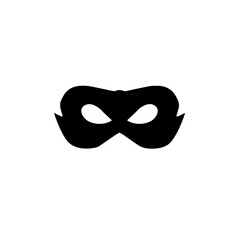 superhero mask silhouette icon