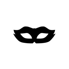 superhero mask silhouette icon