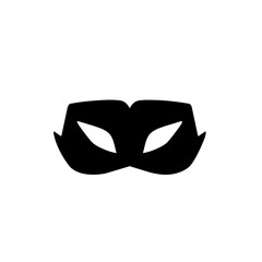 superhero mask silhouette icon