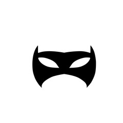 superhero mask silhouette icon