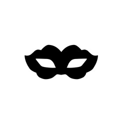 superhero mask silhouette icon
