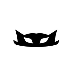 superhero mask silhouette icon