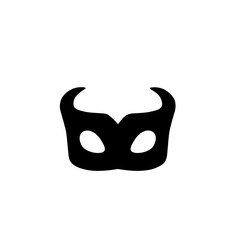 superhero mask silhouette icon