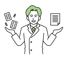 薬剤師のイラスト