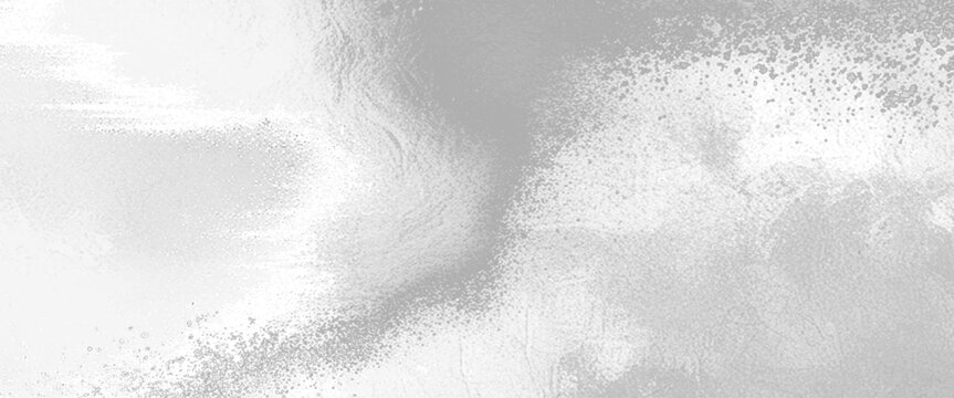 Vector white grunge wall texture for background, wet concrete wall, stain on white concrete wall texture background. 