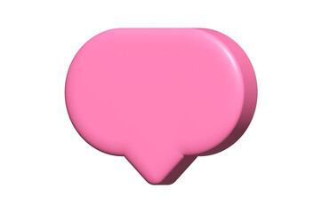 speech bubble frame 3d, talk icon, emoji comment, chat cute, 3d message social frame