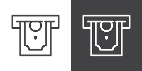 ATM cash icon vector logo set collection for web app ui